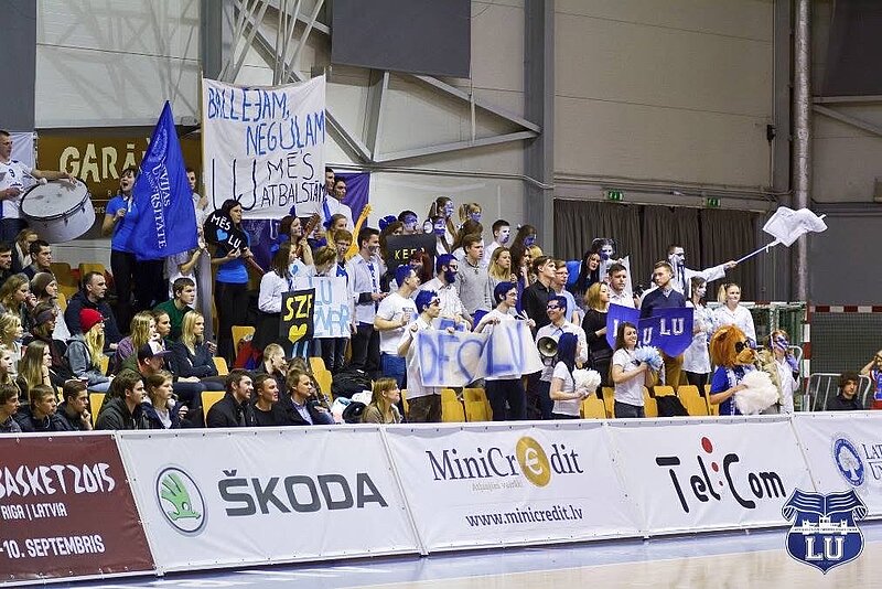 LU basketbols aicina studentus piedalīties fakultāšu fanu konkursā LU basketbola mājas spēlēs