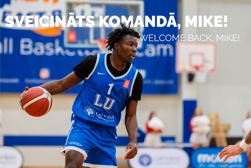 Mike Adewunmi atgriežas LU basketbola komandā