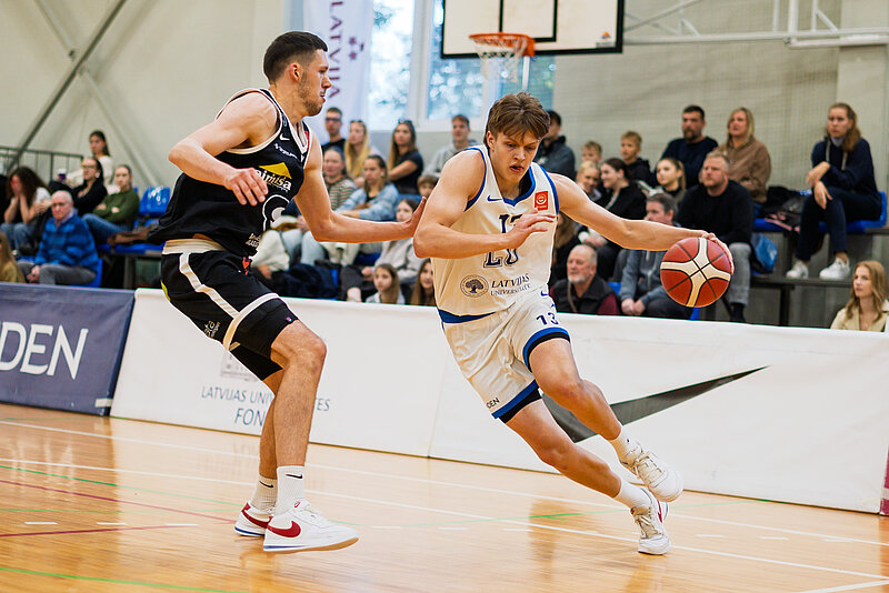 LU basketbolisti aizvada spraigu maču pret “Ventspili”