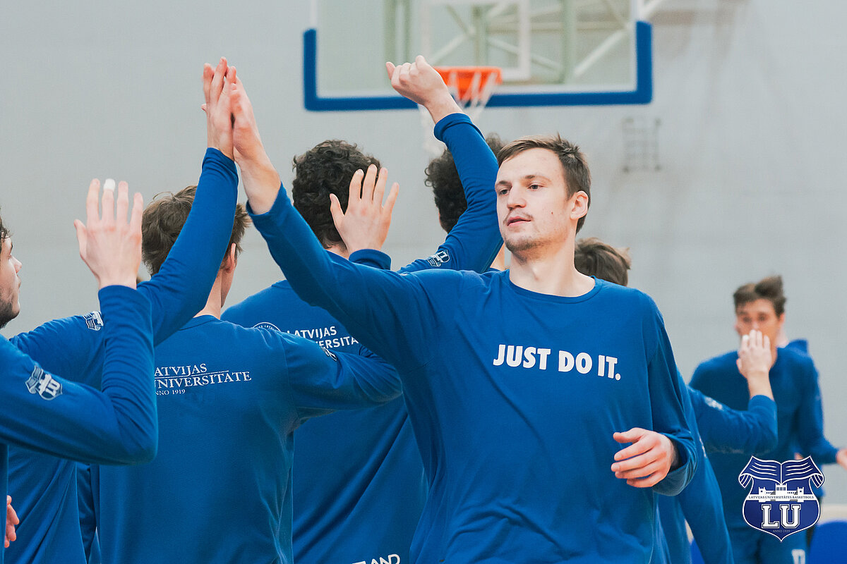 LU spēlētājs Anrijs Miška. Foto: Māris Greidāns